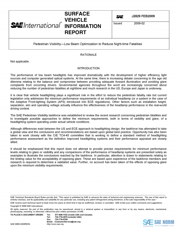 SAE J 2829 Series PDF