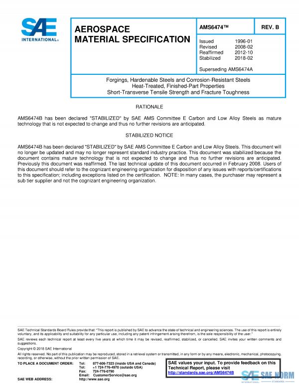 SAE AMS 6474 Series PDF