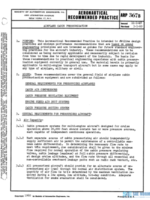 SAE ARP 367 Series PDF
