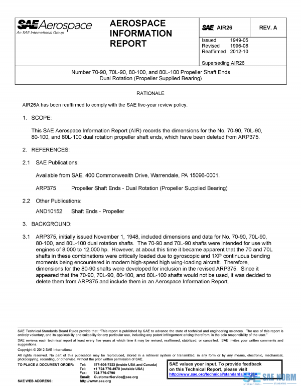 SAE AIR 26 Series PDF