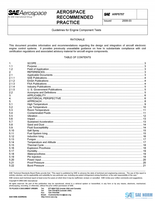 SAE ARP 5757 Series PDF
