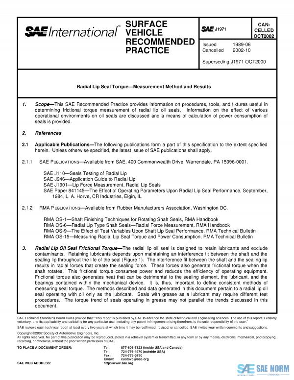 SAE J 1971 Series PDF