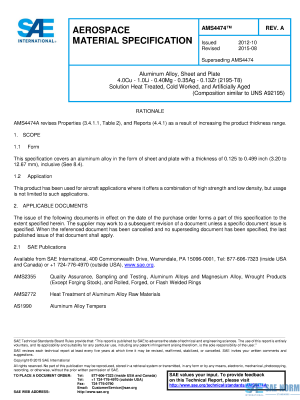 SAE AMS 4474 Series PDF