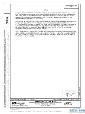 SAE AS 28775 Series PDF