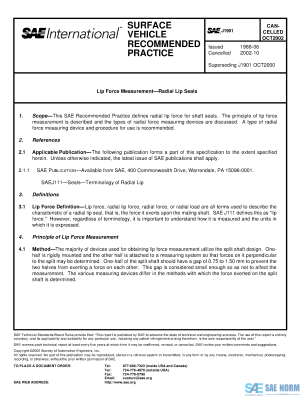 SAE J 1901 Series PDF