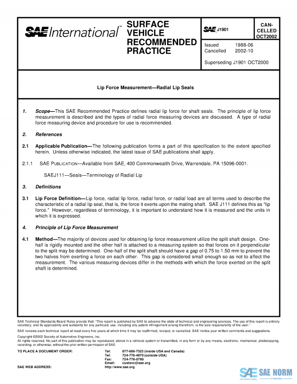 SAE J 1901 Series PDF