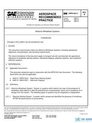 SAE ARP 4102/11 Series PDF