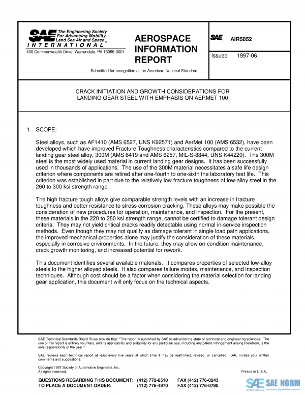 SAE AIR 5052 Series PDF