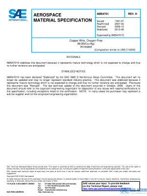 SAE AMS 4701 Series PDF