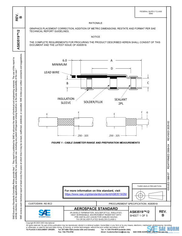 SAE AS 83519/2 Series PDF
