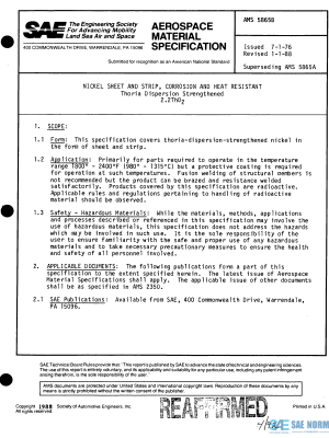 SAE AMS 5865 Series PDF
