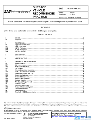 SAE J 1939/5 Series PDF