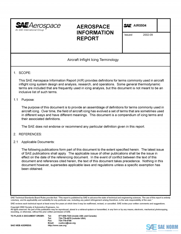 SAE AIR 5504 Series PDF