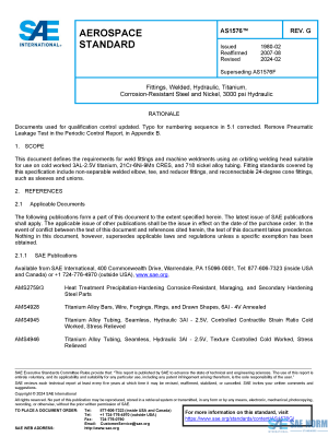 SAE AS 1576 Series PDF
