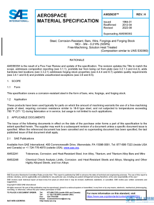 SAE AMS 5635 Series PDF