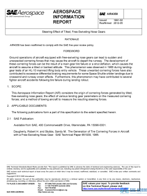 SAE AIR 4358 Series PDF