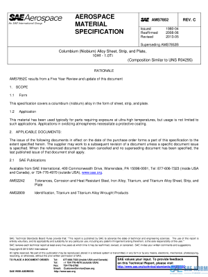 SAE AMS 7852 Series PDF