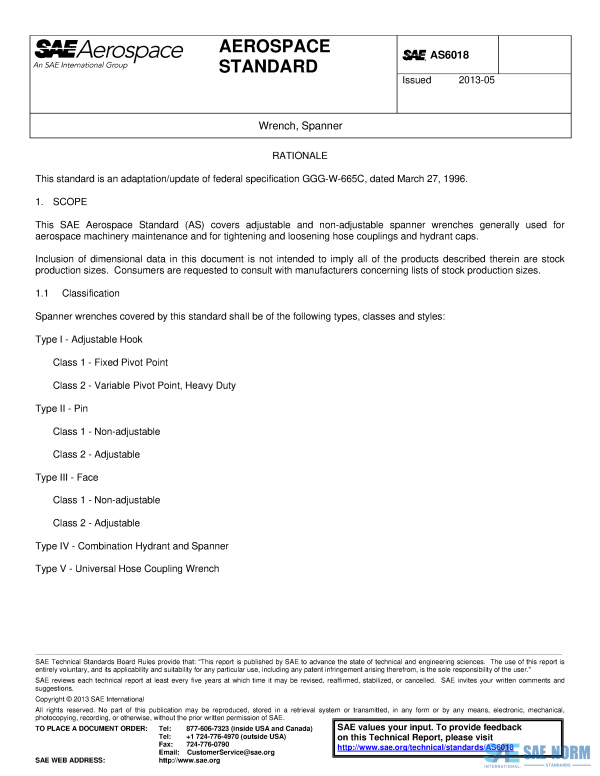 SAE AS 6018 Series PDF