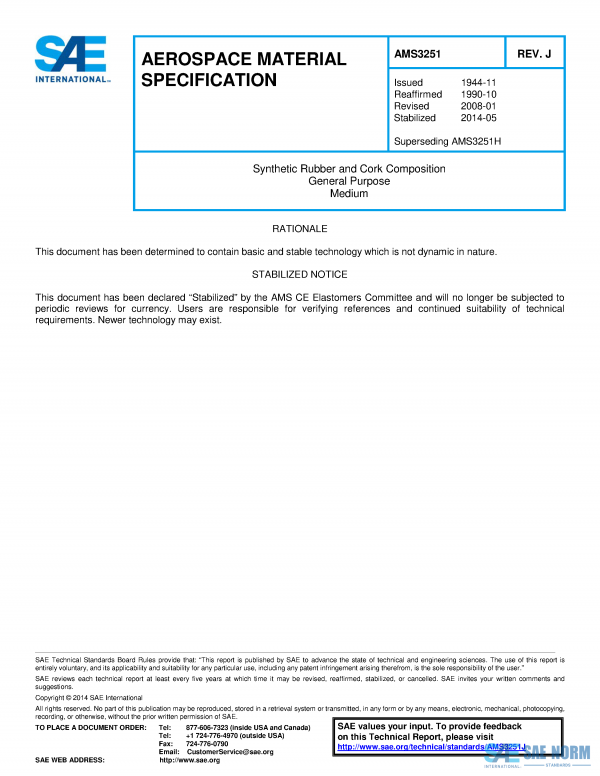 SAE AMS 3251 Series PDF
