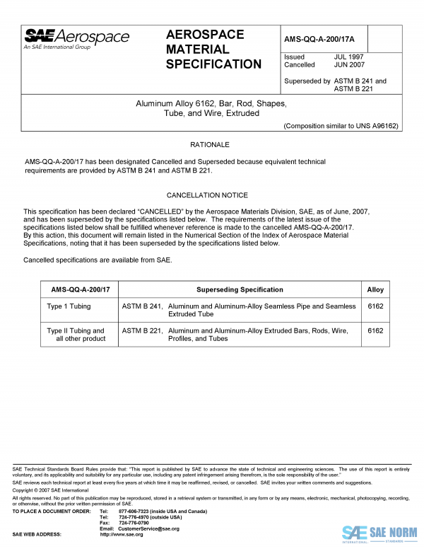 SAE AMSQQA 200/17 Series PDF