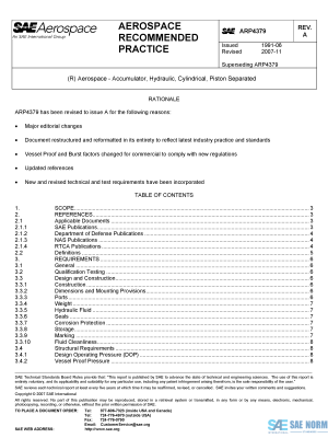 SAE ARP 4379 Series PDF