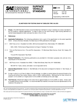 SAE J 1206 Series PDF