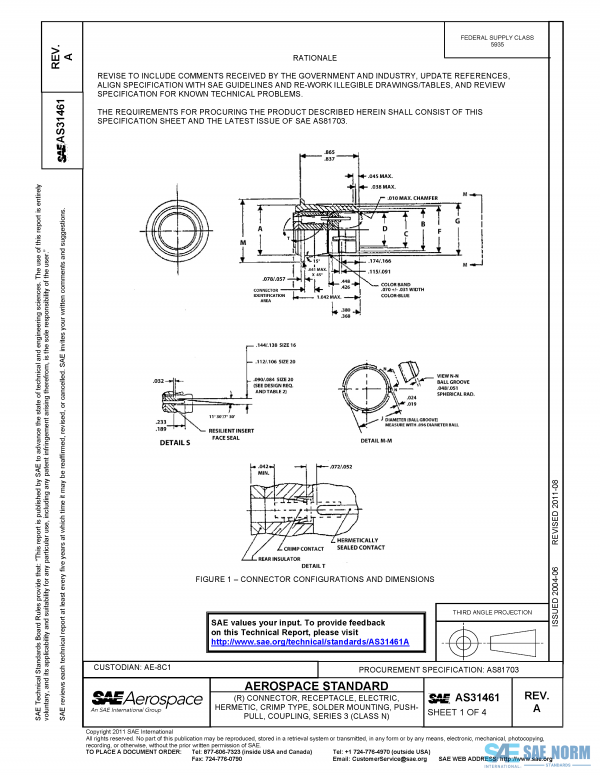 SAE AS 31461 Series PDF