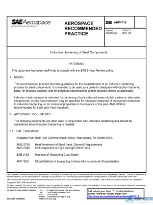 SAE ARP 4715 Series PDF