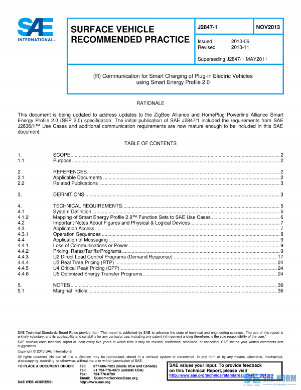 SAE J 2847/1 Series PDF