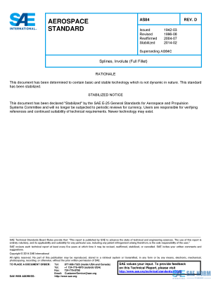 SAE AS 84 Series PDF