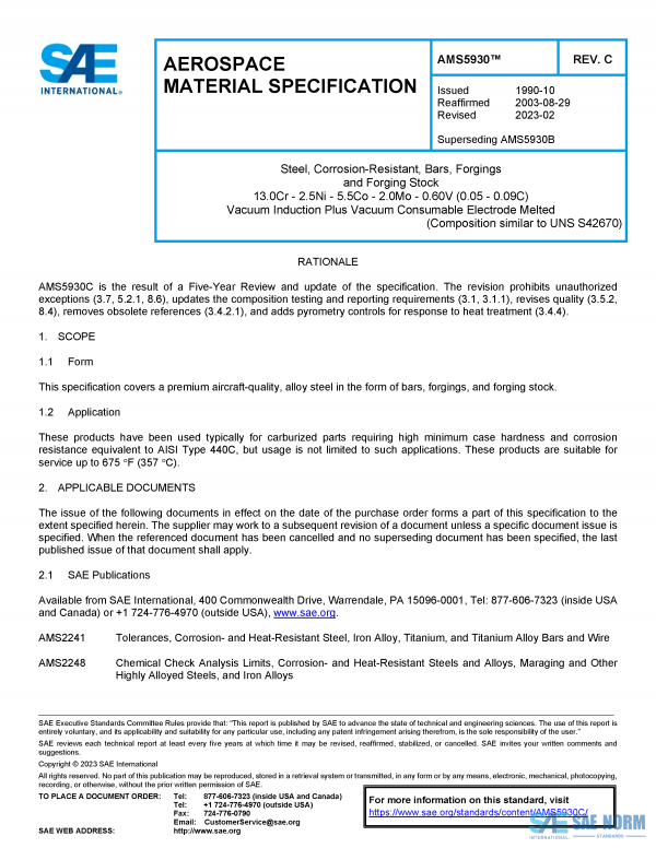 SAE AMS 5930 Series PDF