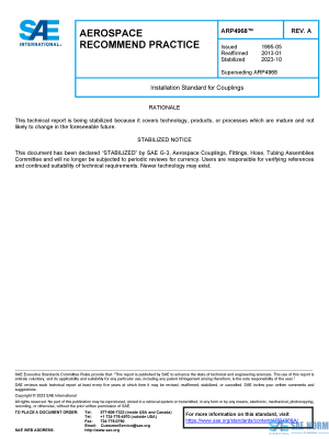 SAE ARP 4968 Series PDF
