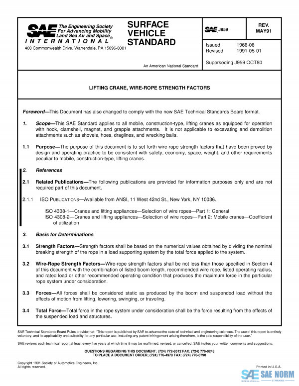 SAE J 959 Series PDF