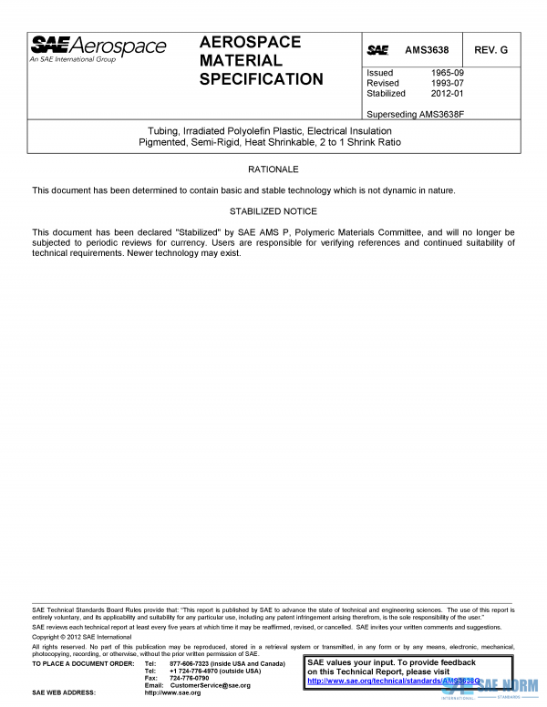 SAE AMS 3638 Series PDF