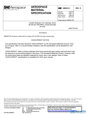 SAE AMS 5316 Series PDF