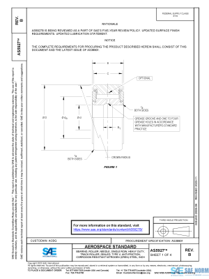 SAE AS 5927 Series PDF