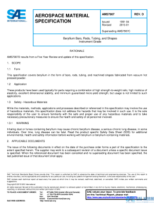 SAE AMS 7907 Series PDF