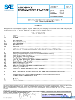 SAE ARP 6028 Series PDF
