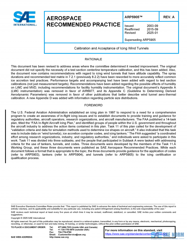 SAE ARP 5905 Series PDF
