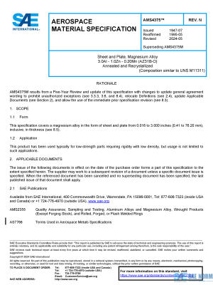 SAE AMS 4375 Series PDF