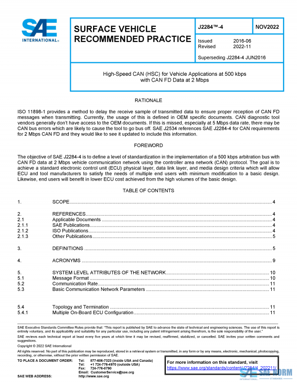SAE J 2284/4 Series PDF