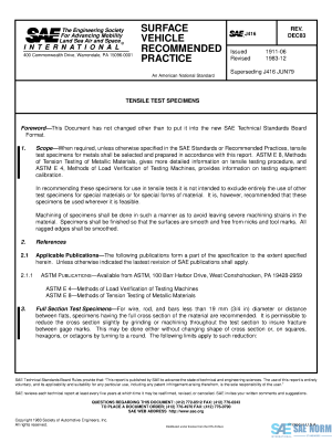 SAE J 416 Series PDF