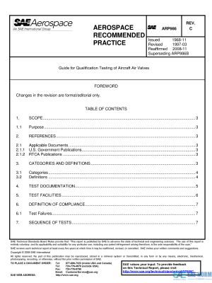 SAE ARP 986 Series PDF