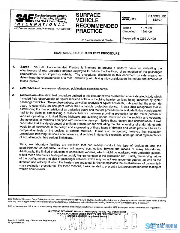 SAE J 260 Series PDF