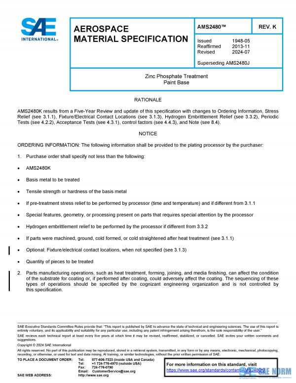 SAE AMS 2480 Series PDF