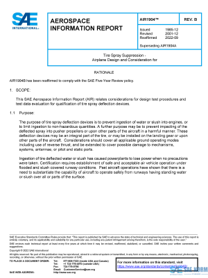 SAE AIR 1904 Series PDF