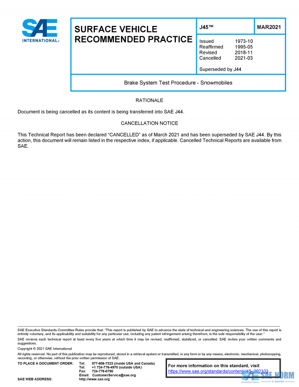 SAE J 45 Series PDF