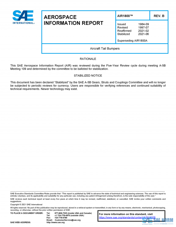 SAE AIR 1800 Series PDF