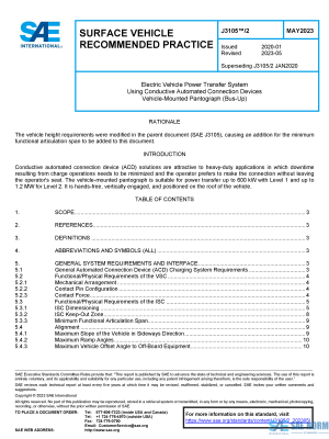 SAE J 3105/2 Series PDF