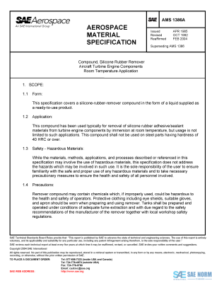 SAE AMS 1386 Series PDF